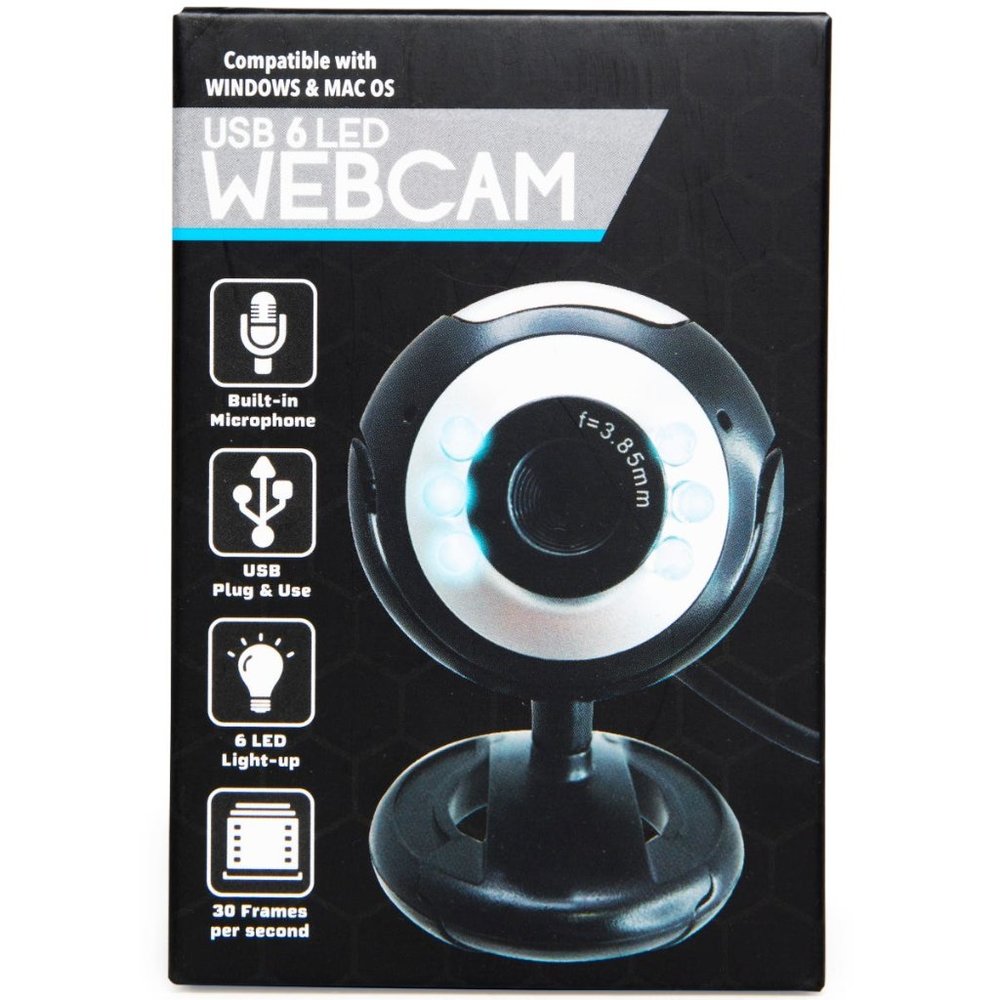 USB 6 LED Light-Up WEBCAM